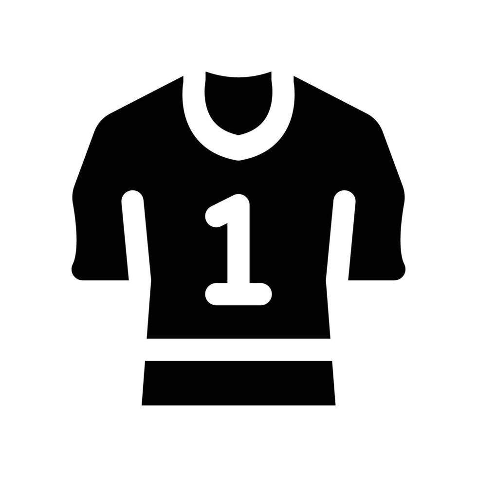 deporte camisa icono. vector glifo icono para tu sitio web, móvil, presentación, y logo diseño.