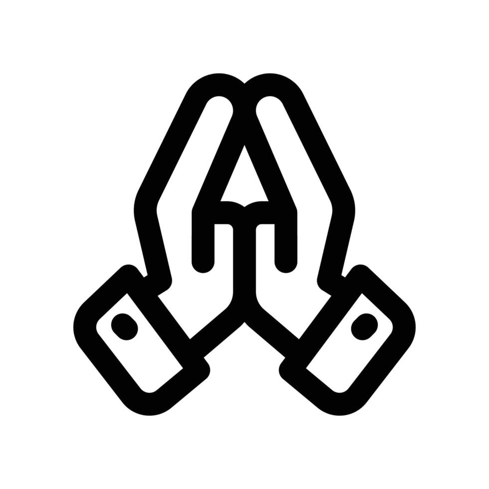 apologize icon. vector line icon for your website, mobile, presentation, and logo design.