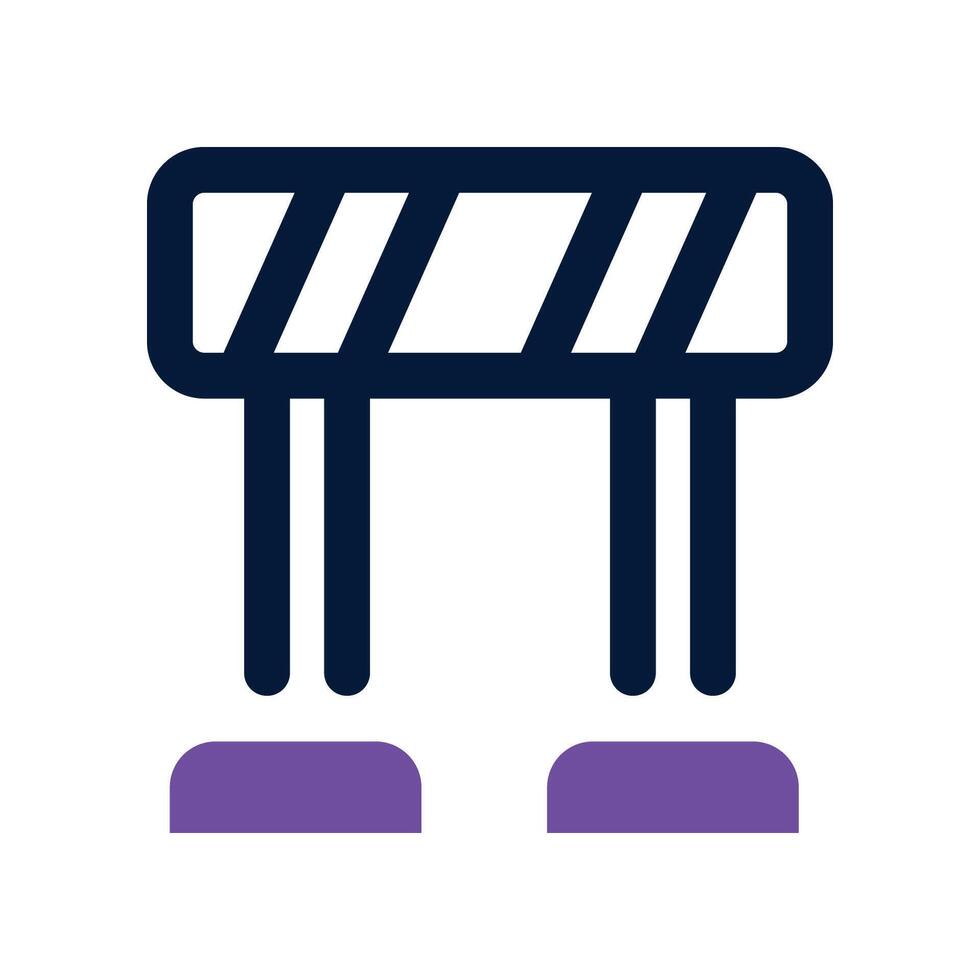 hurdle icon. vector dual tone icon for your website, mobile, presentation, and logo design.