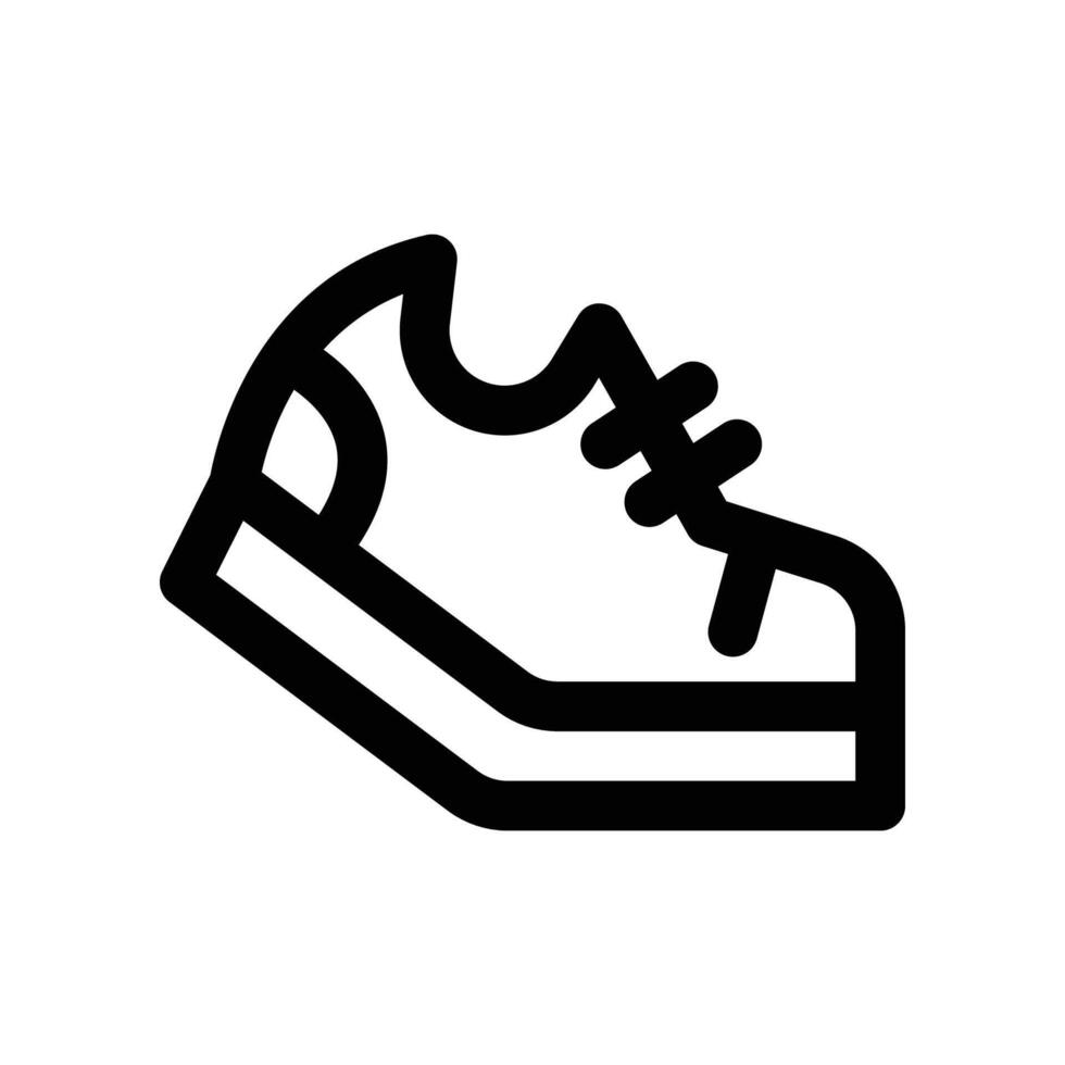 corriendo zapato icono. vector línea icono para tu sitio web, móvil, presentación, y logo diseño.