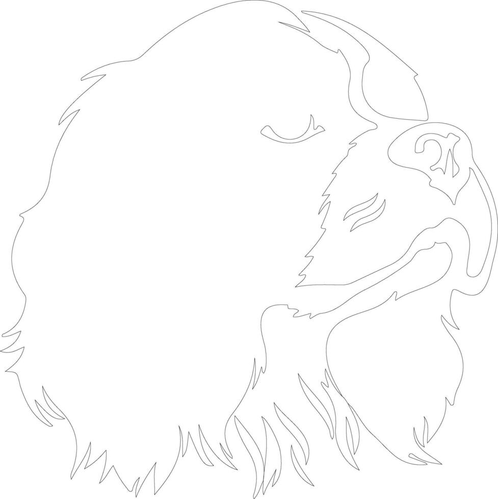 Cavalier King Charles Spaniel  outline silhouette vector