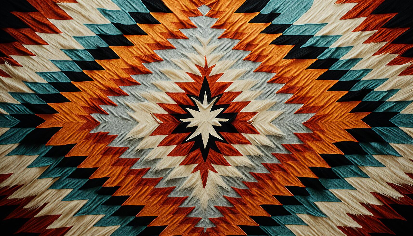 AI generated Abstract geometric shapes in vibrant colors create a modern mosaic generated by AI photo