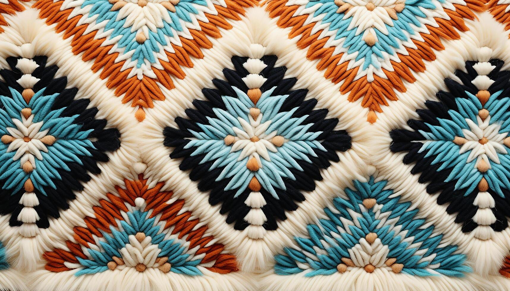 ai generado resumen indígena culturas en vibrante, tejido textil patrones Decorar antecedentes generado por ai foto