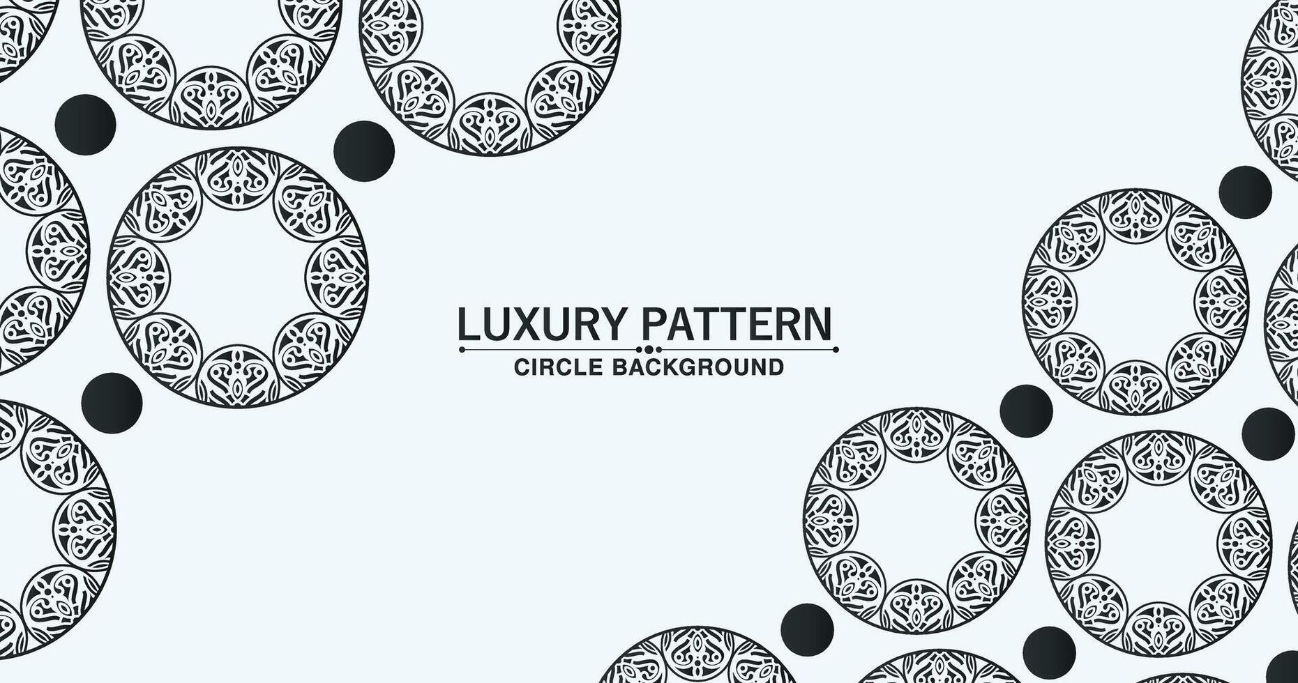 Elegant dark ornament pattern background vector