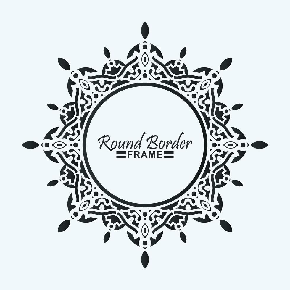 decorative ornament frame background vector