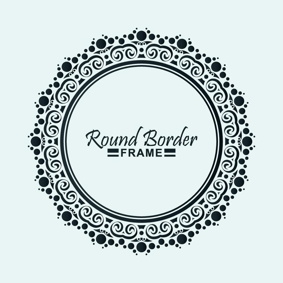 decorative ornament frame background vector