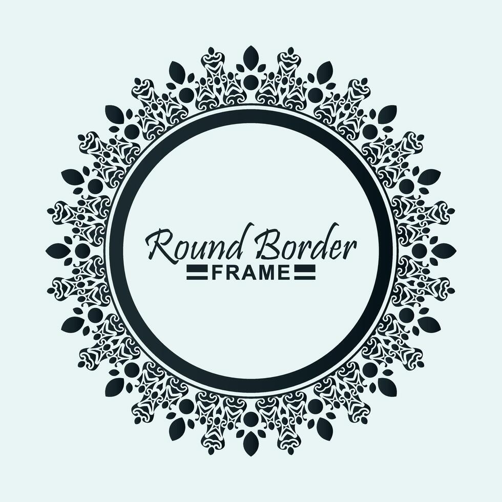 decorative ornament frame background vector