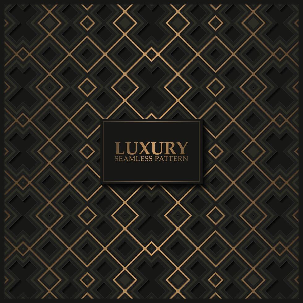luxury dark seamless pattern background vector