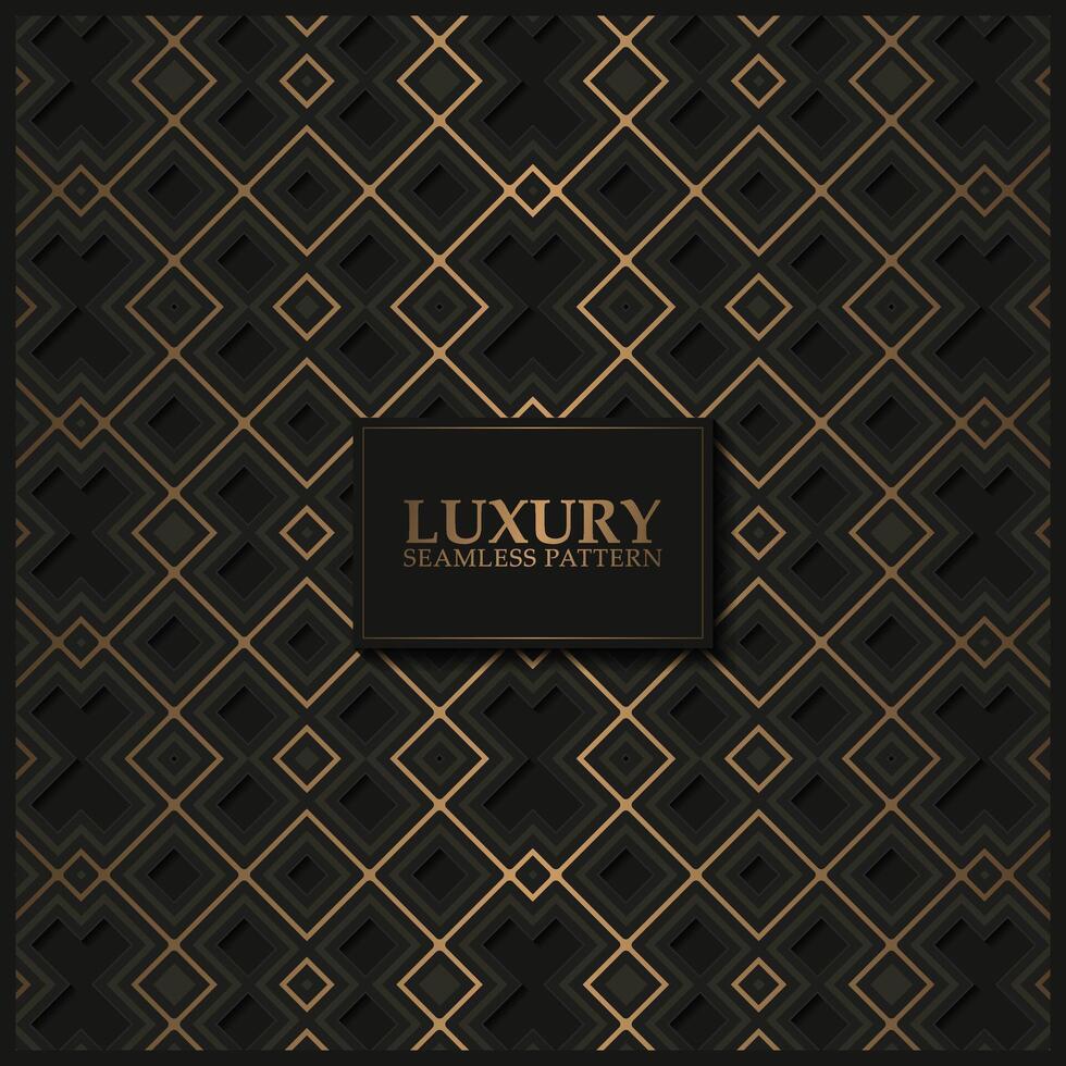 luxury dark seamless pattern background vector