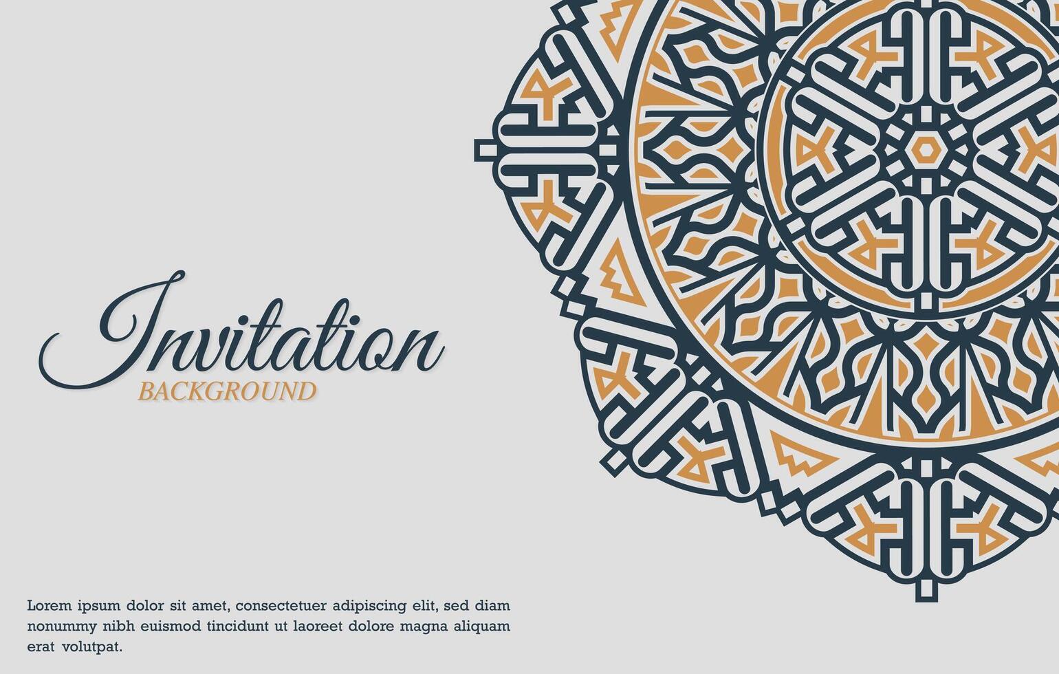 tarjeta de invitación diseño vectorial estilo vintage vector