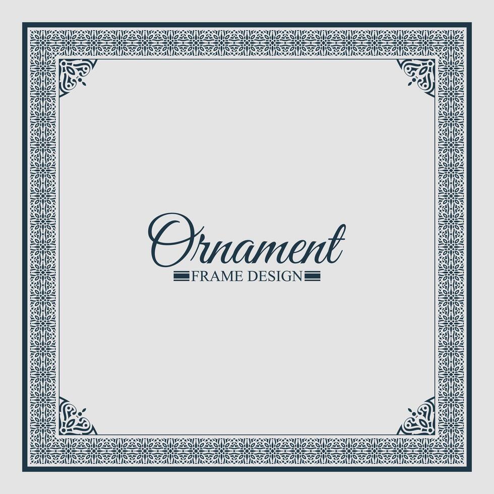 vintage ornamental frame collection vector