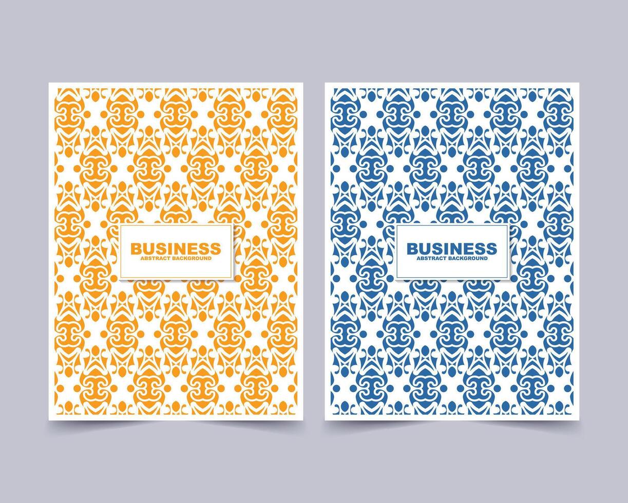 colorful abstract pattern cover design vector