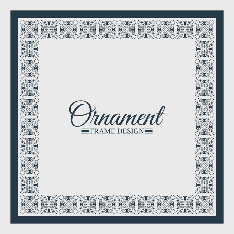 vintage ornamental frame collection vector