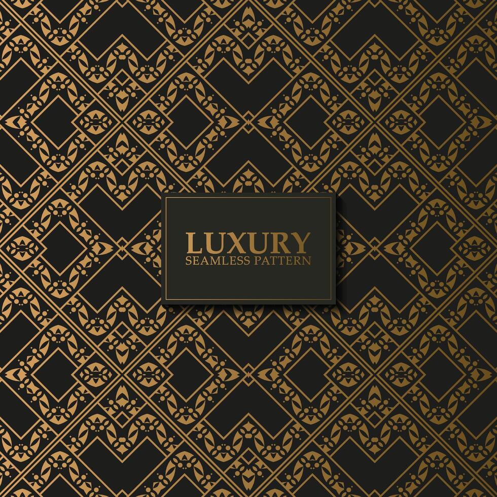 luxury dark seamless pattern background vector