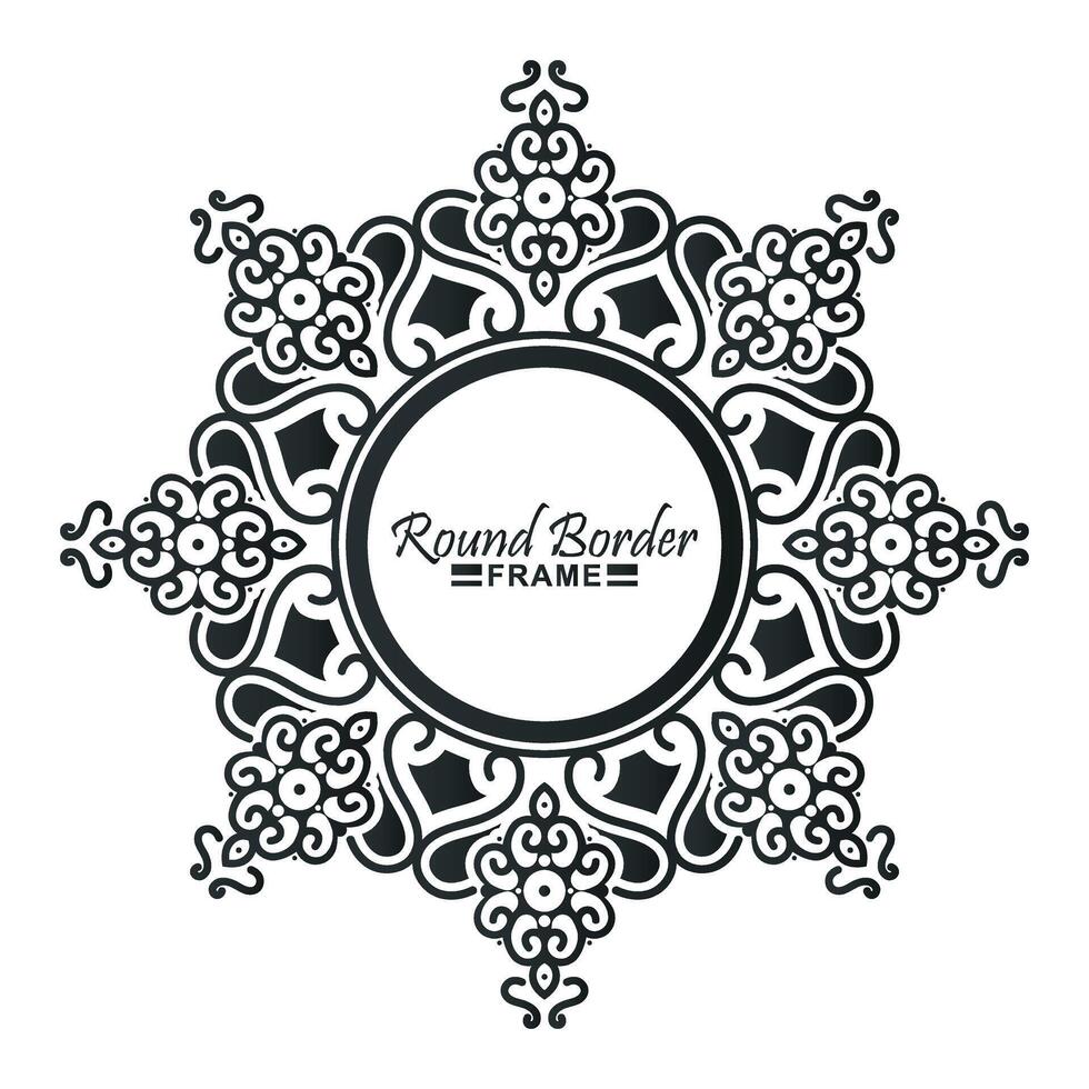 decorative ornament frame background vector