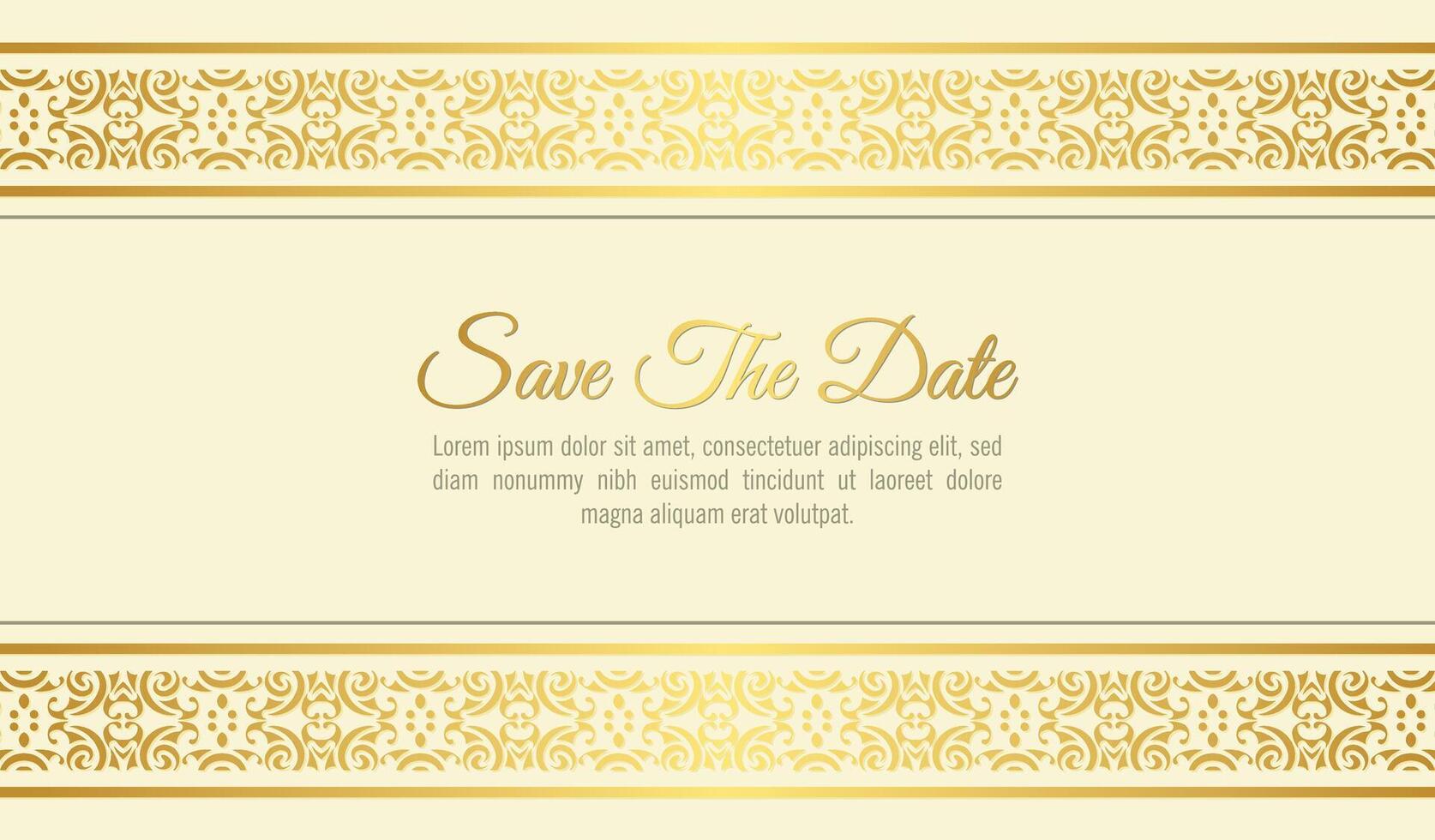 Elegant Invitation decorative frame design background vector