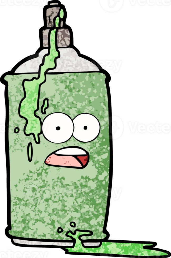 cartoon spray paint can png
