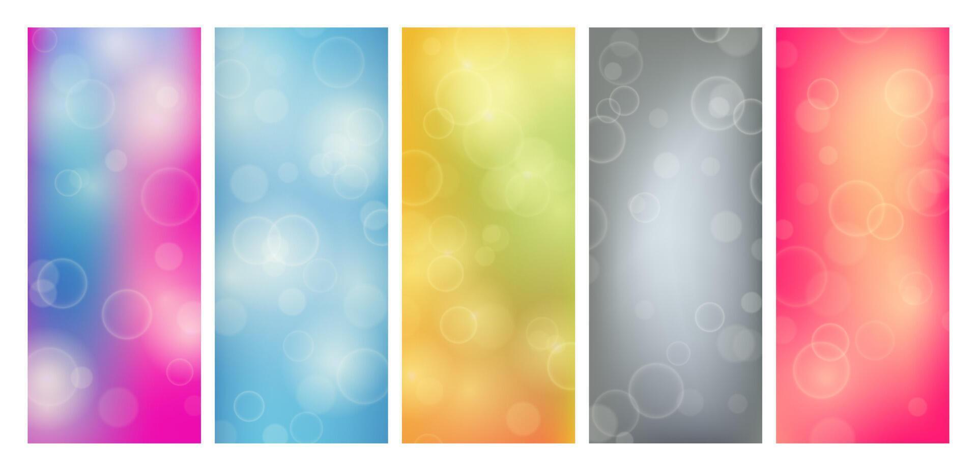 Abstract background with blur bokeh light effect vector