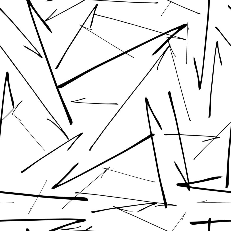 Seamless pattern with doodle arrows vector
