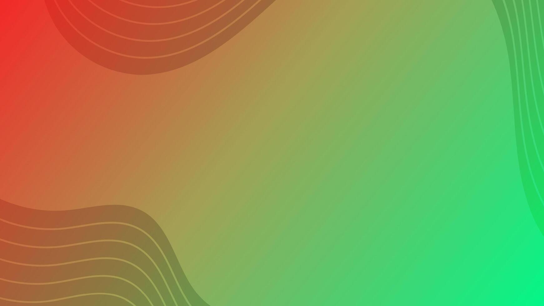Modern colorful gradient background with wave lines vector