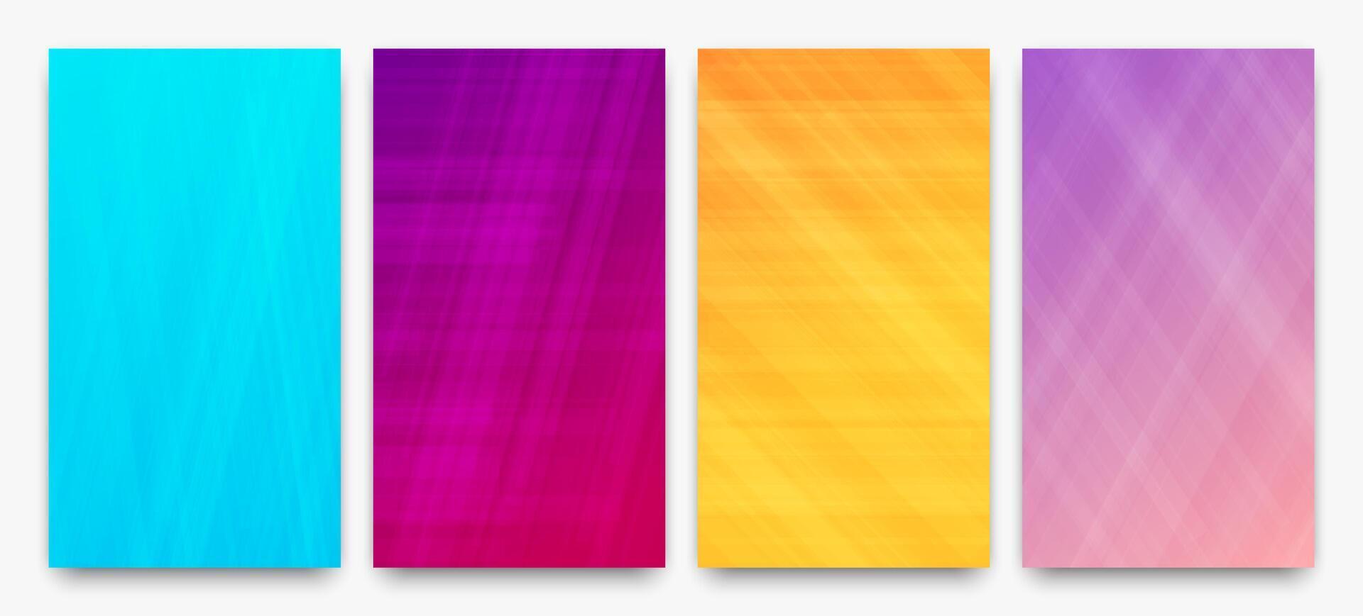 Modern colorful gradient background with lines vector