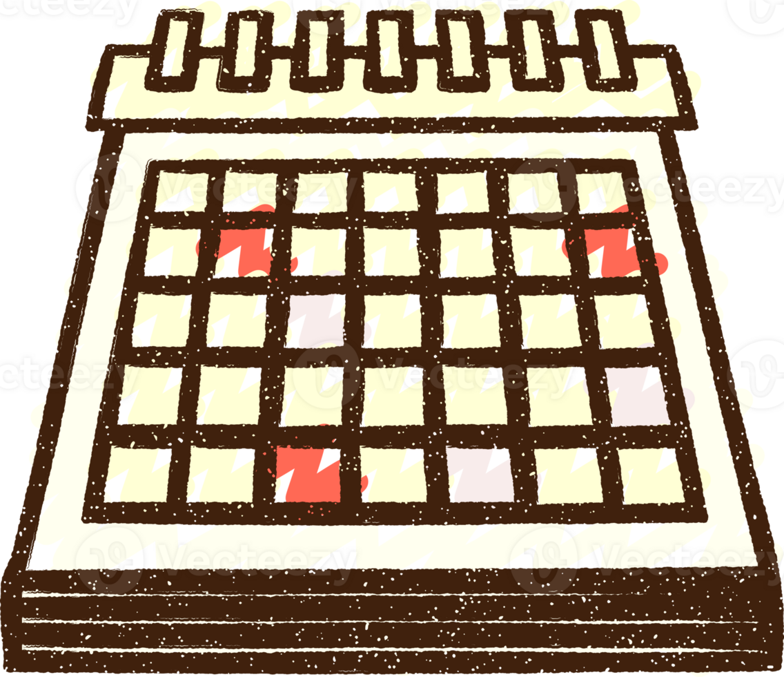 Calendar Chalk Drawing png