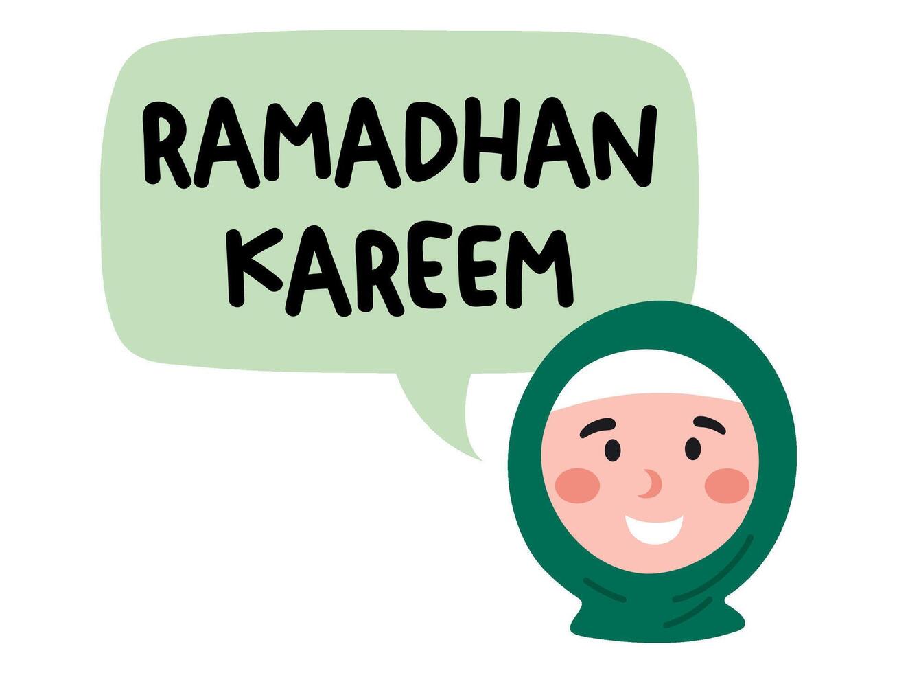 Illustration of Ramadan vector