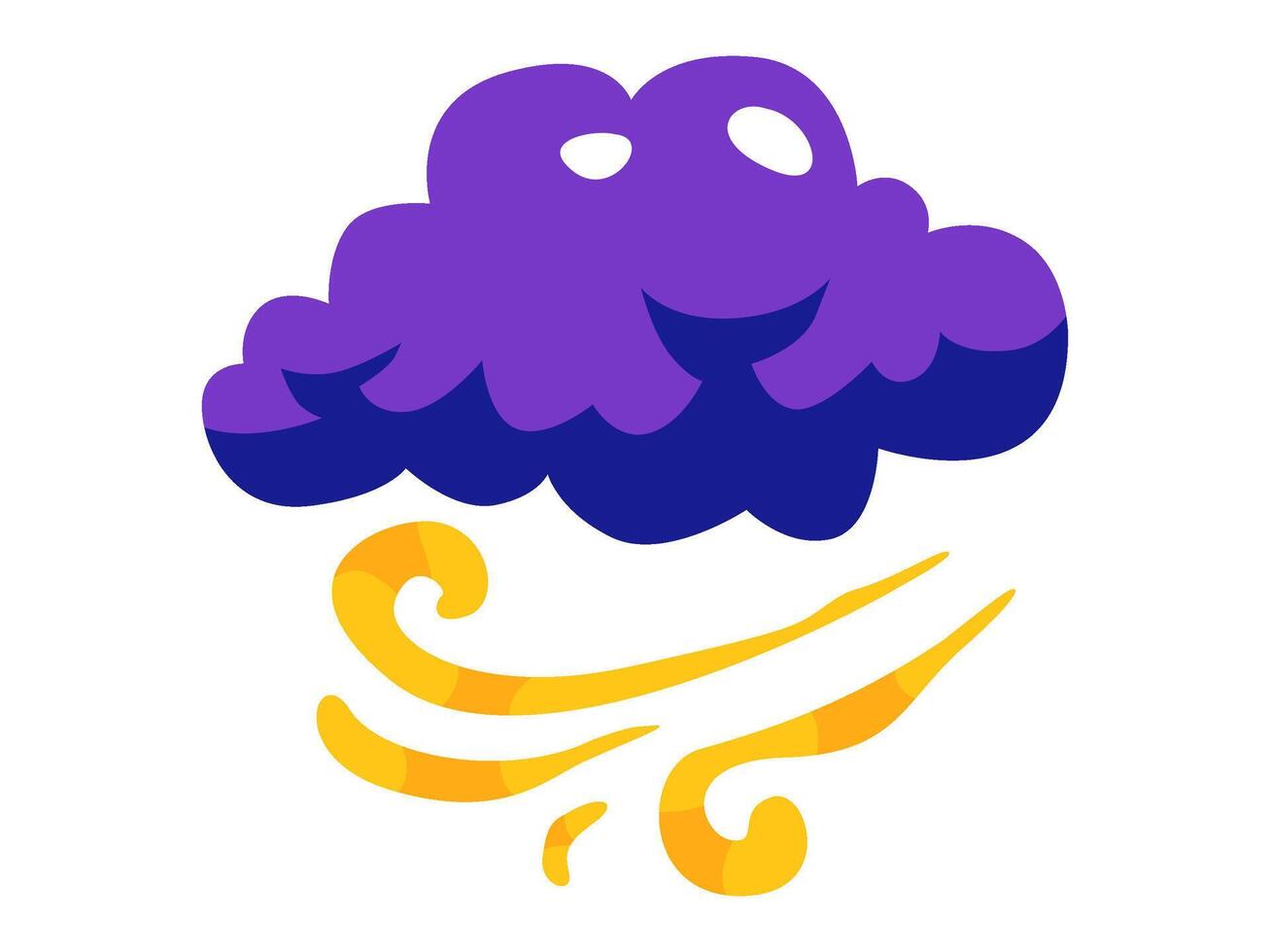 weather element season design with modern illustration climate concept style for atmospheric condition vector