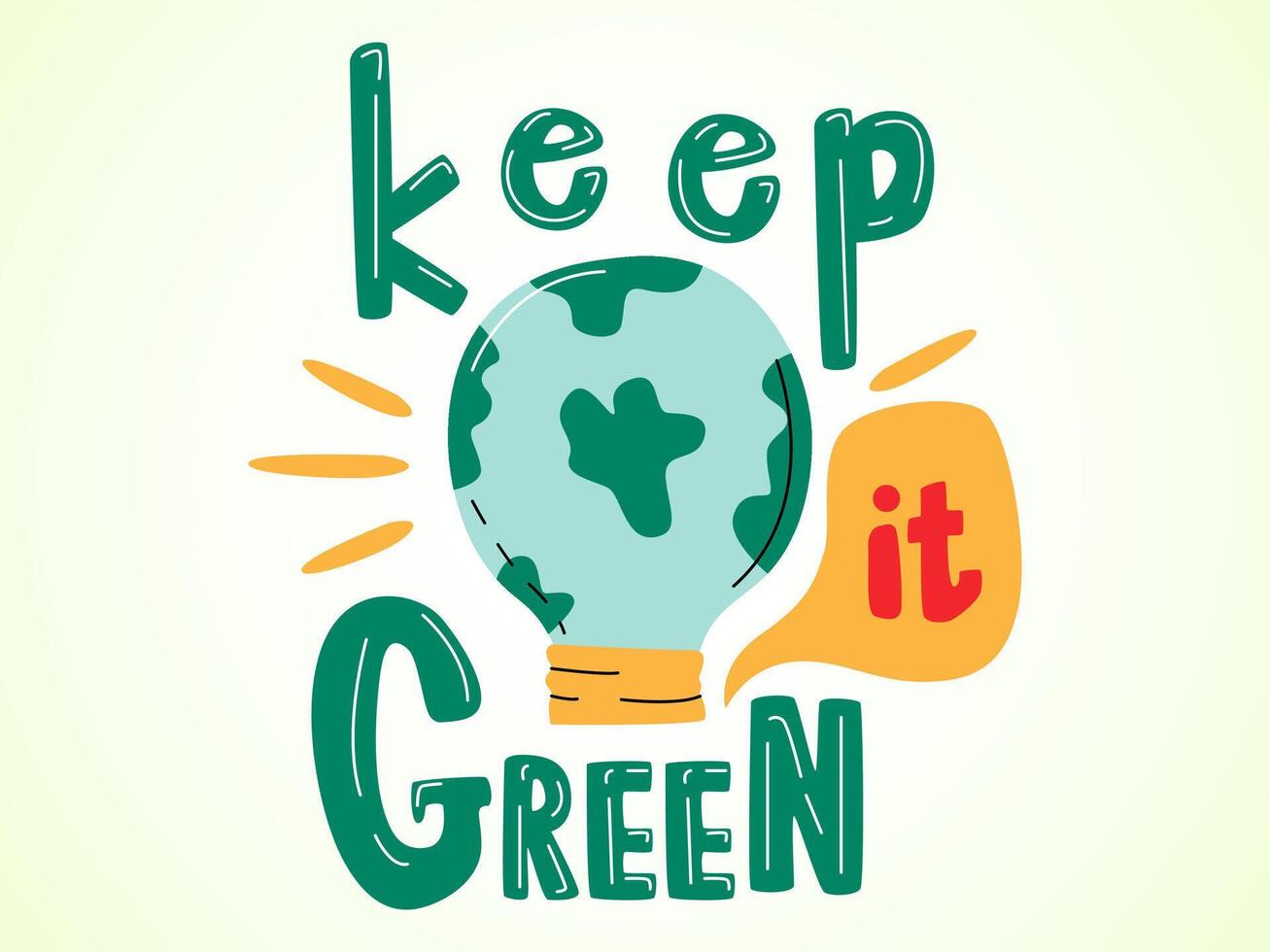 Illustration of Happy Earth Day for Environment Safety Celebration vector