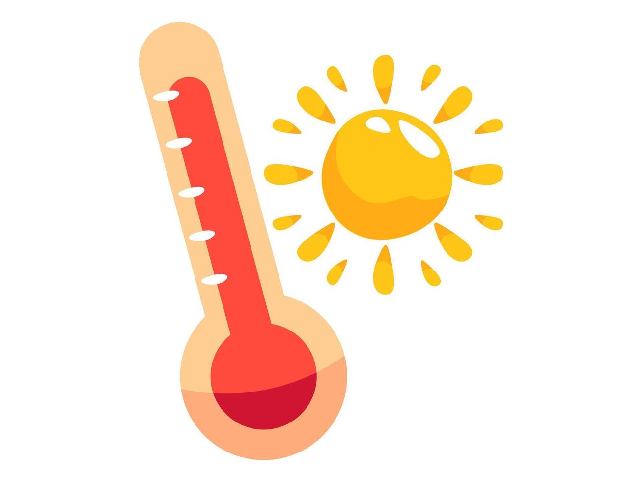 weather element season design with modern illustration climate concept style for atmospheric condition vector
