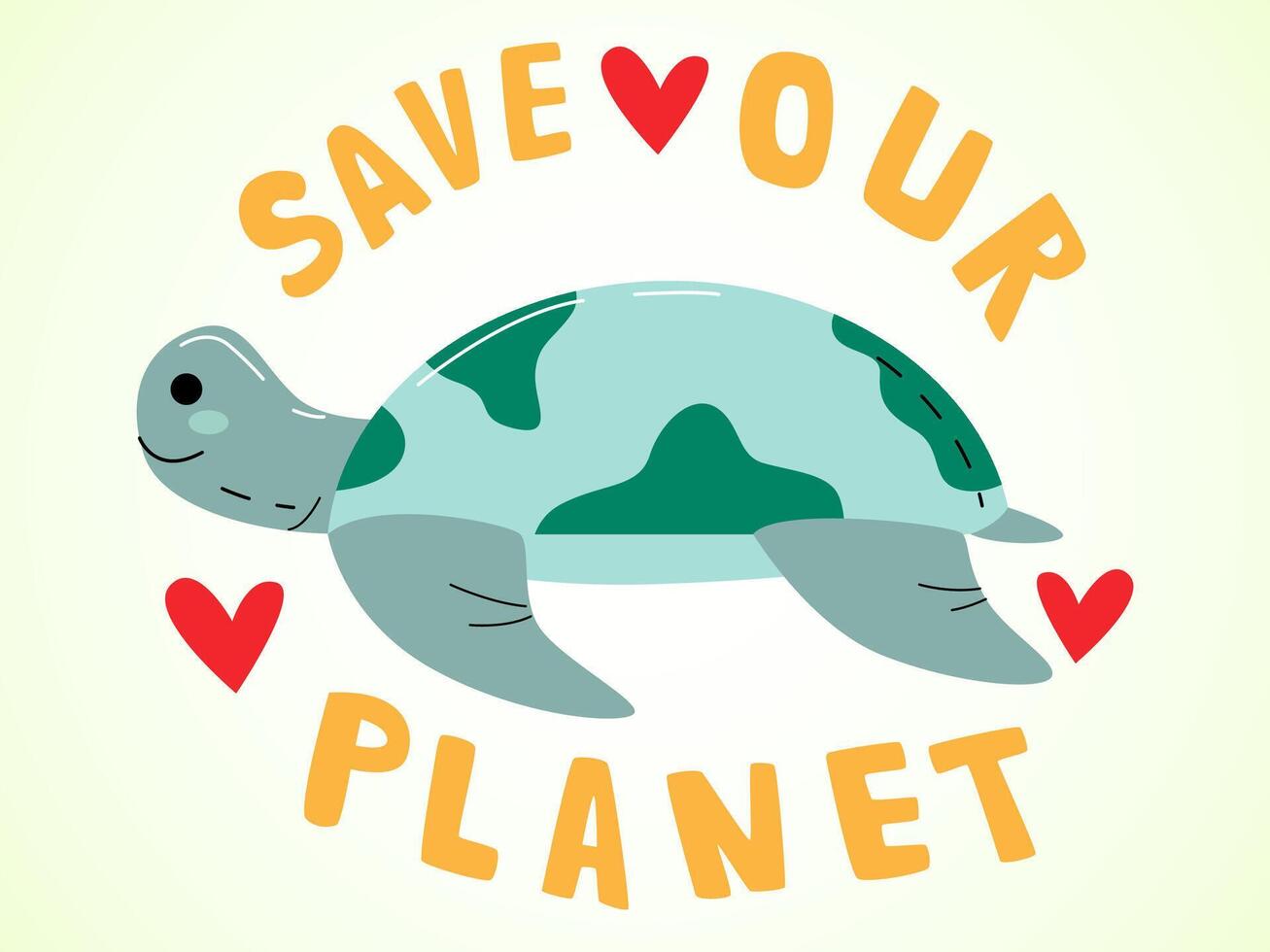 Illustration of Happy Earth Day for Environment Safety Celebration vector
