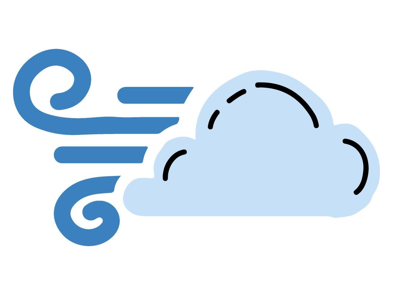 weather element season design with modern illustration climate concept style for atmospheric condition vector