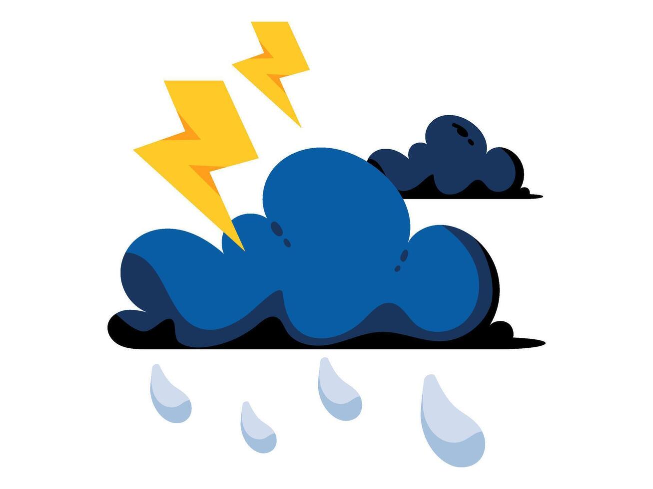 weather element season design with modern illustration climate concept style for atmospheric condition vector