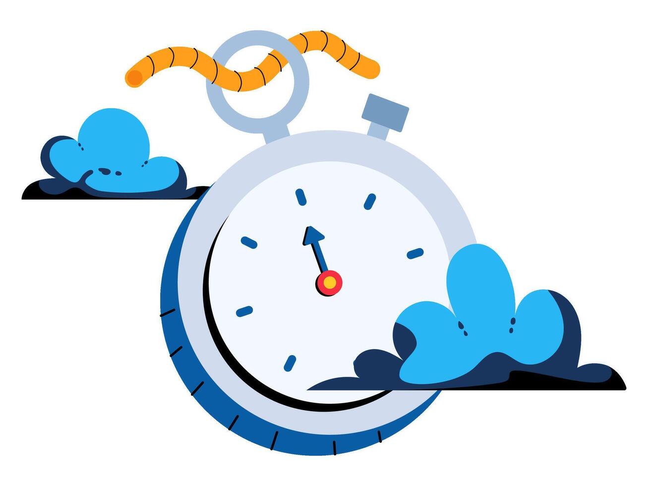 weather element season design with modern illustration climate concept style for atmospheric condition vector