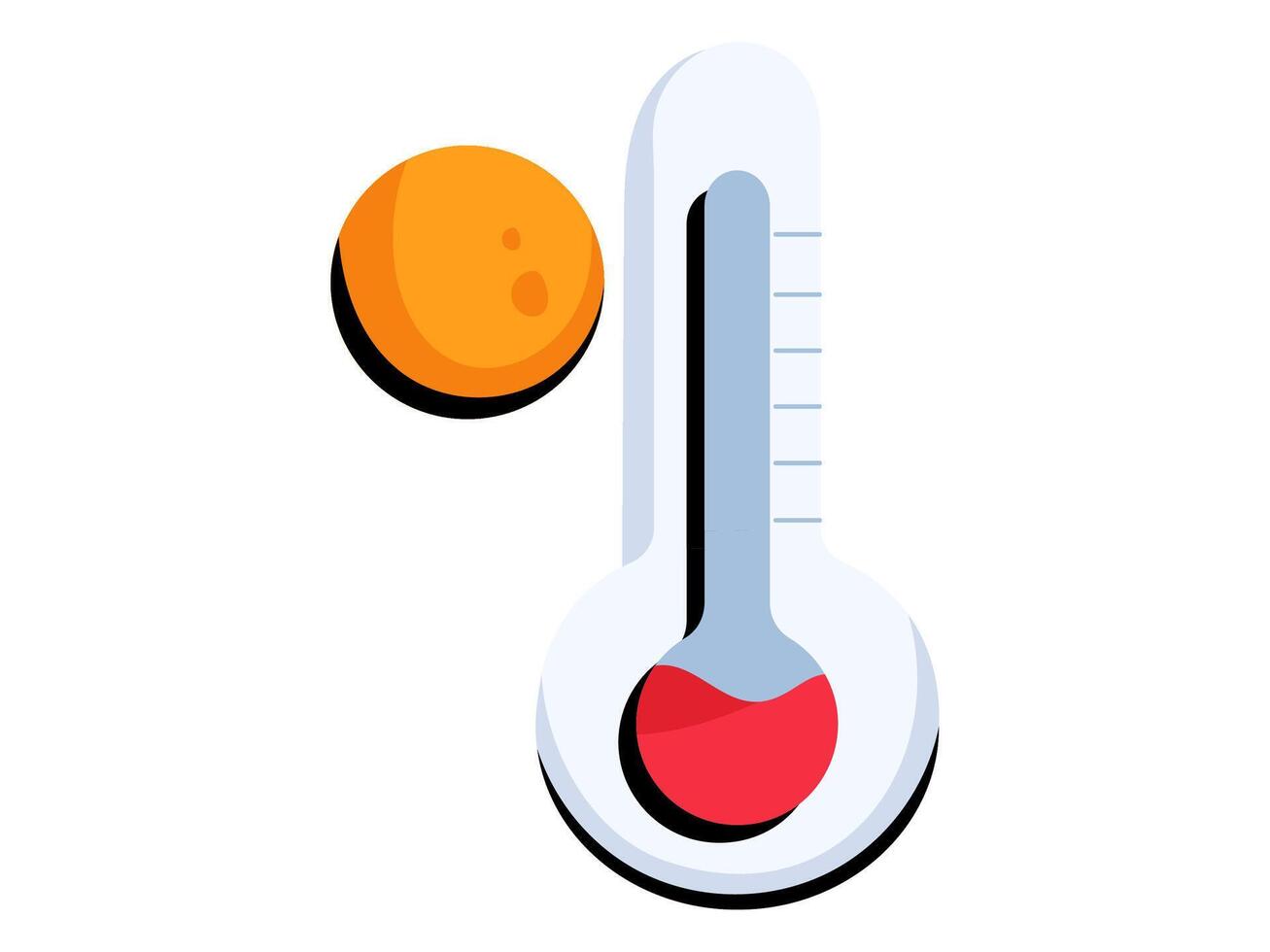 weather element season design with modern illustration climate concept style for atmospheric condition vector