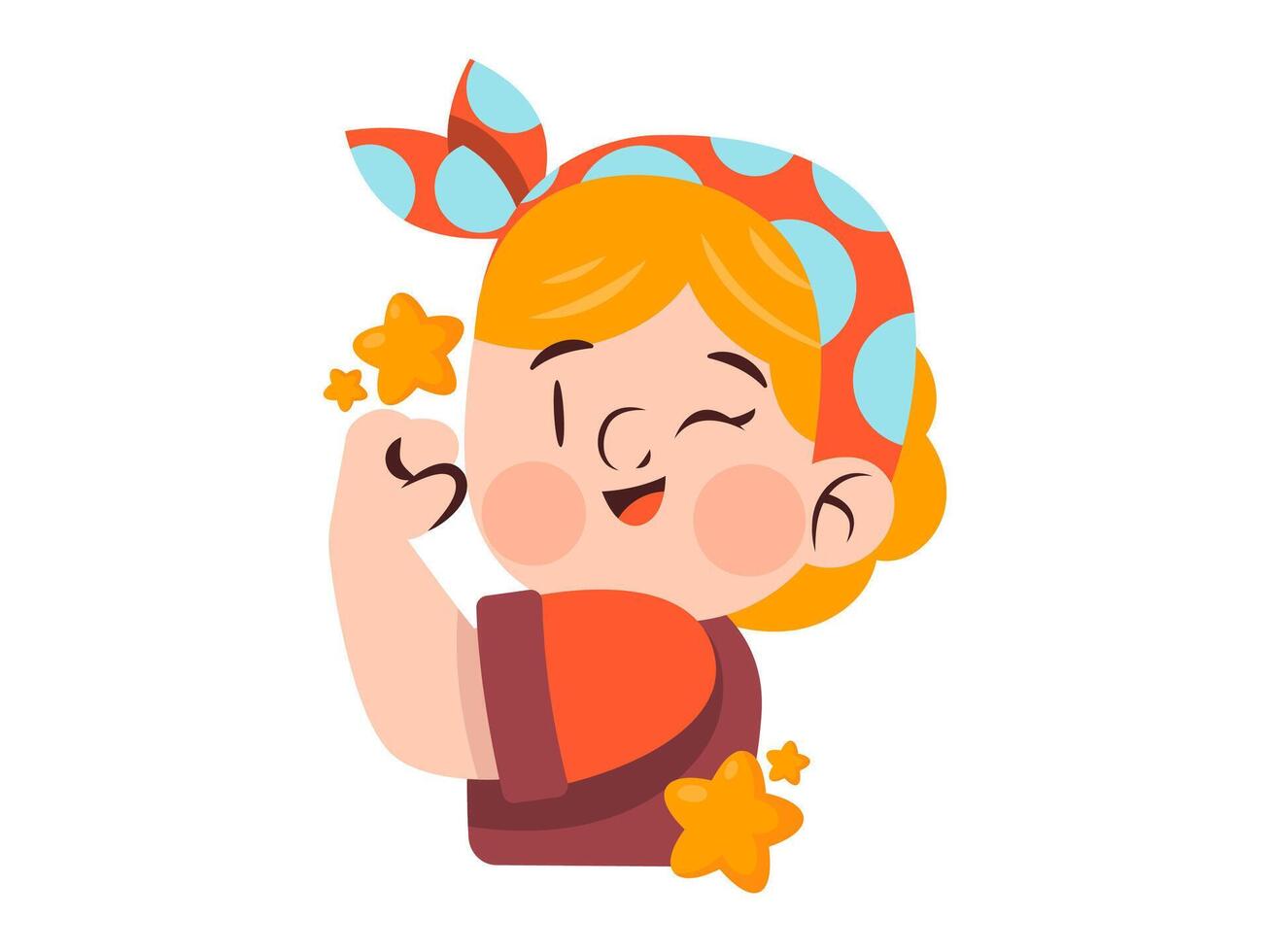 femininity design with modern illustration concept style for badge women day sticker illustration vector
