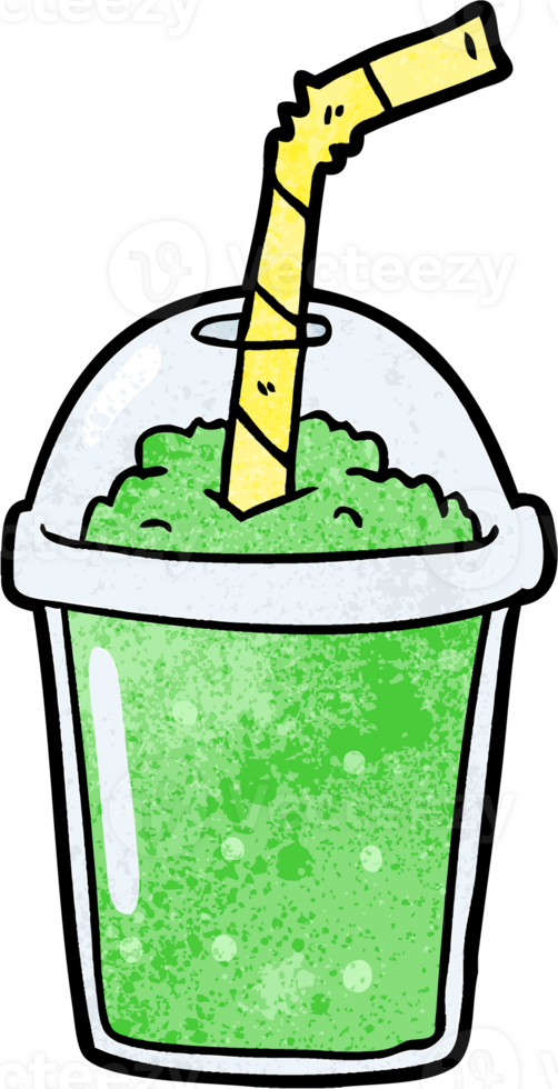 cartoon iced smoothie png