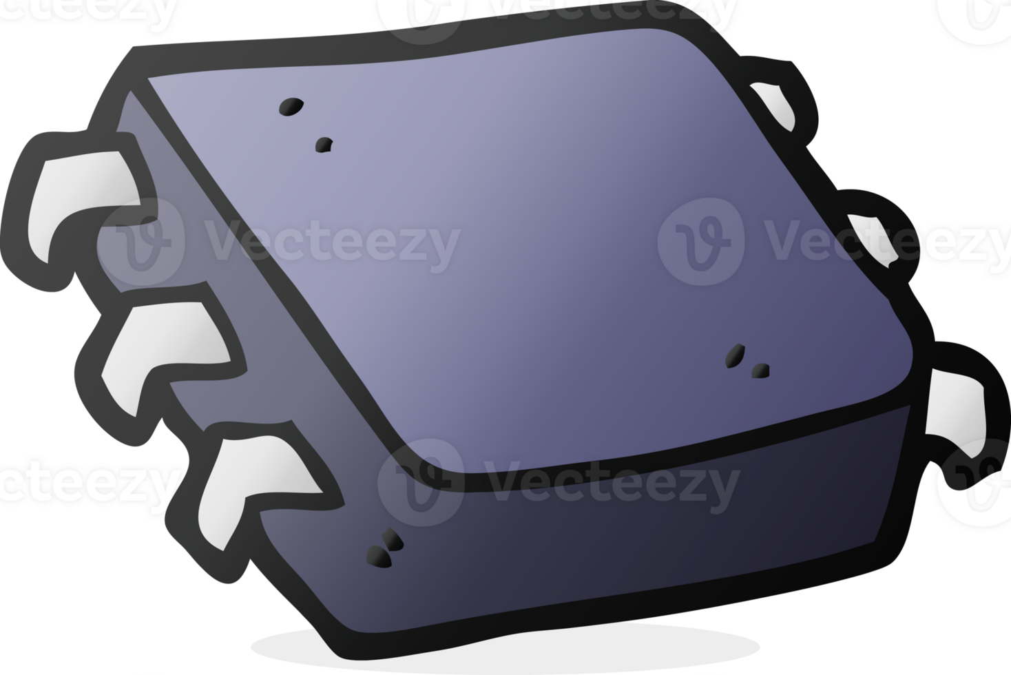 hand drawn cartoon computer chip png