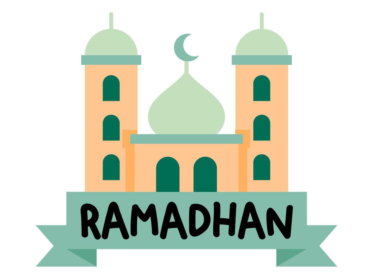 Illustration of Ramadan vector