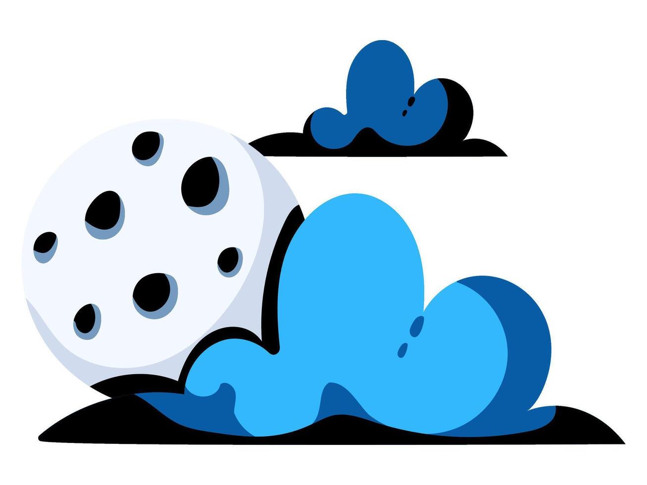 weather element season design with modern illustration climate concept style for atmospheric condition vector