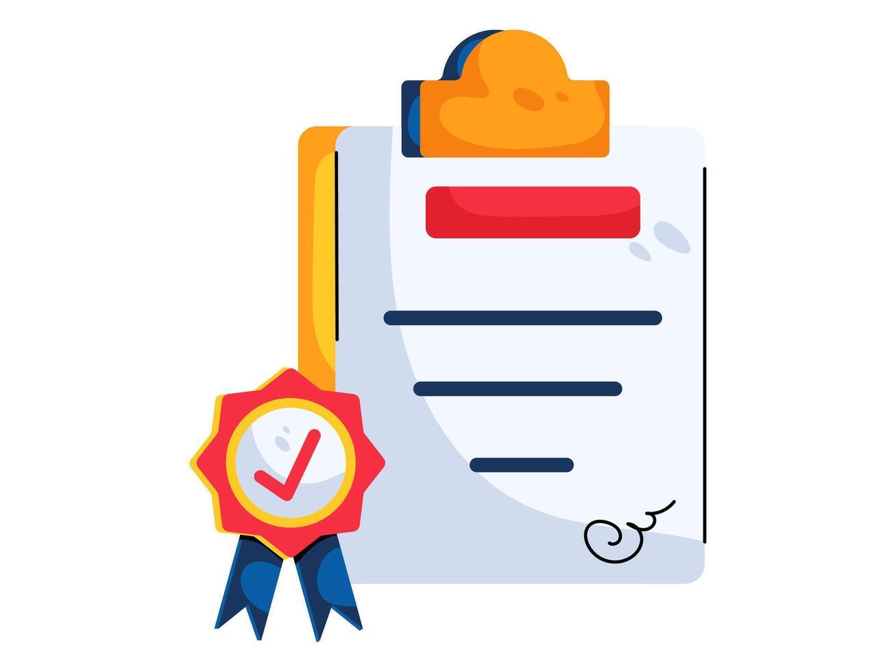 certificate design with modern illustration concept style for badge farm agriculture sticker illustration vector