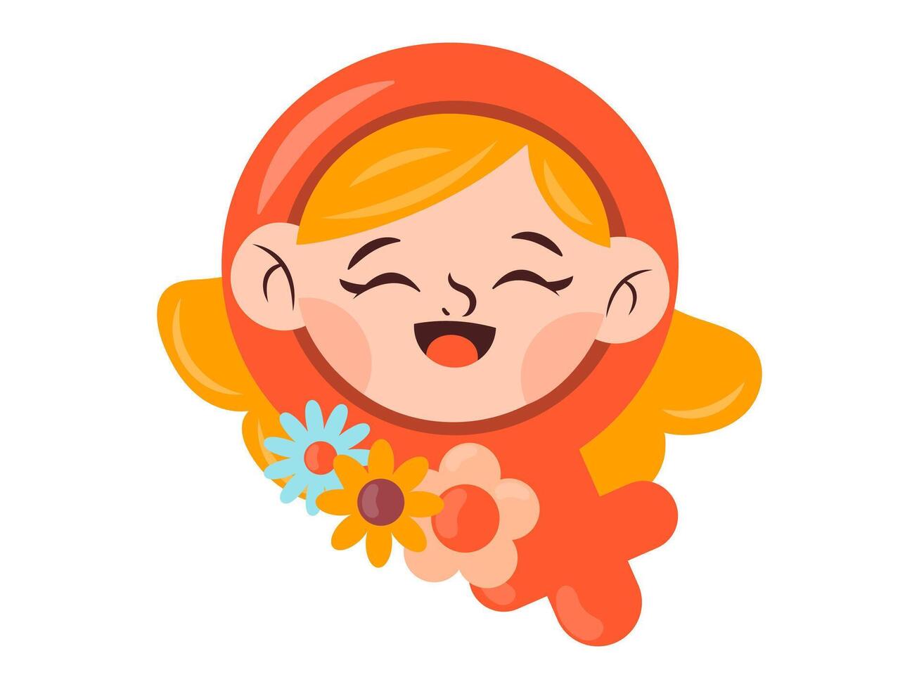 femininity design with modern illustration concept style for badge women day sticker illustration vector