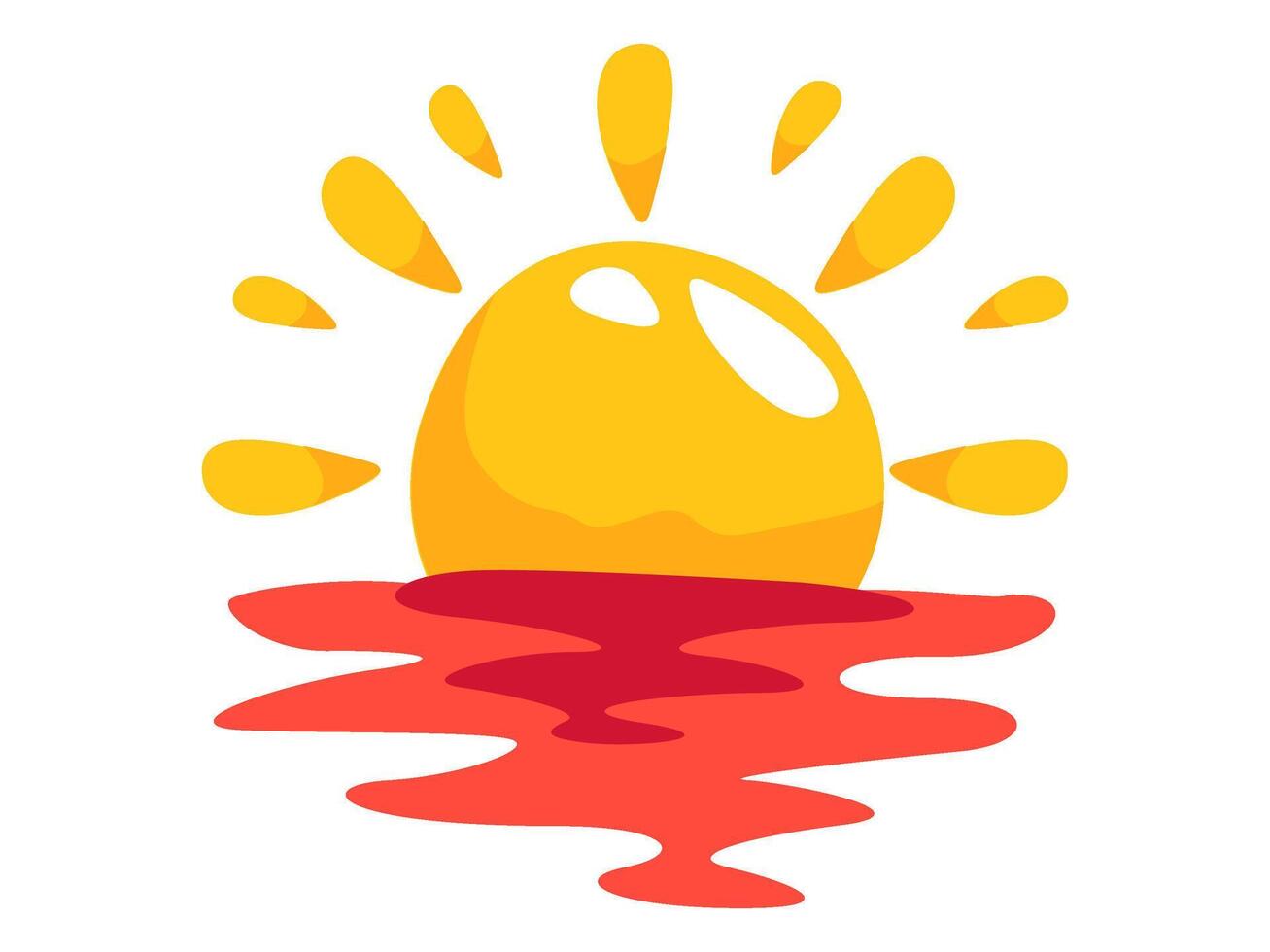 weather element season design with modern illustration climate concept style for atmospheric condition vector