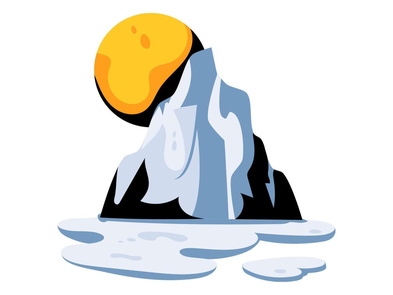weather element season design with modern illustration climate concept style for atmospheric condition vector