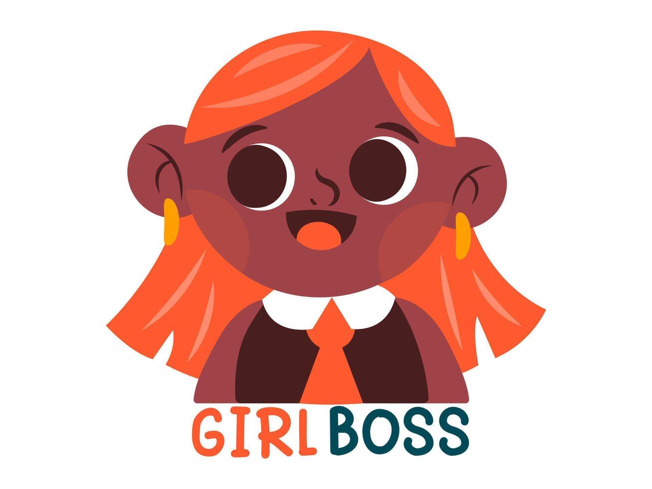 femininity design with modern illustration concept style for badge women day sticker illustration vector