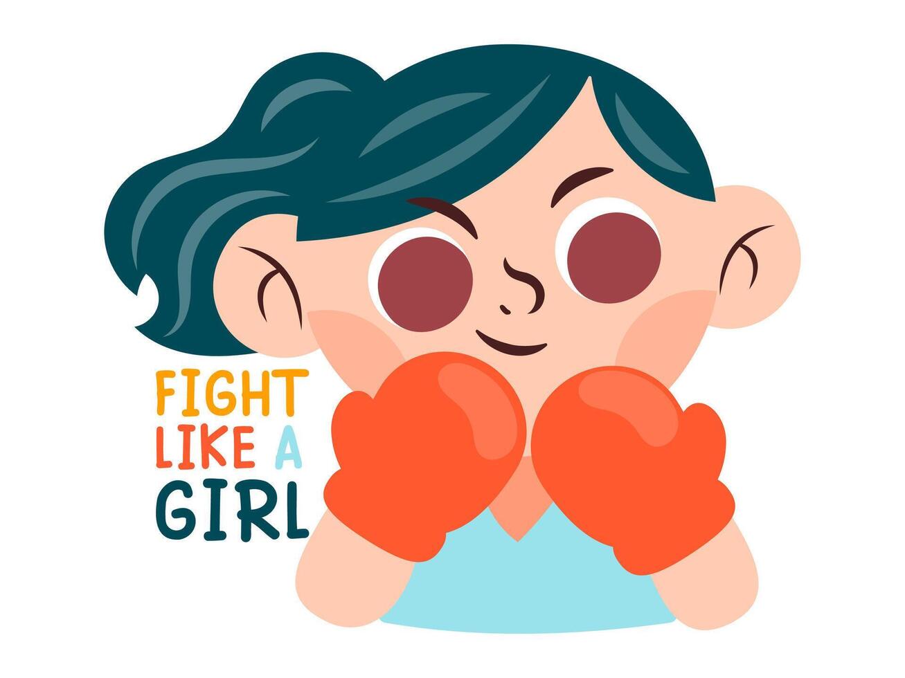 femininity design with modern illustration concept style for badge women day sticker illustration vector