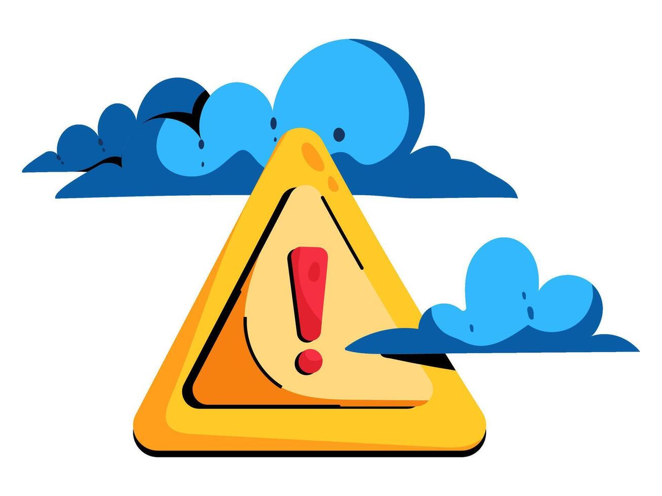 weather element season design with modern illustration climate concept style for atmospheric condition vector