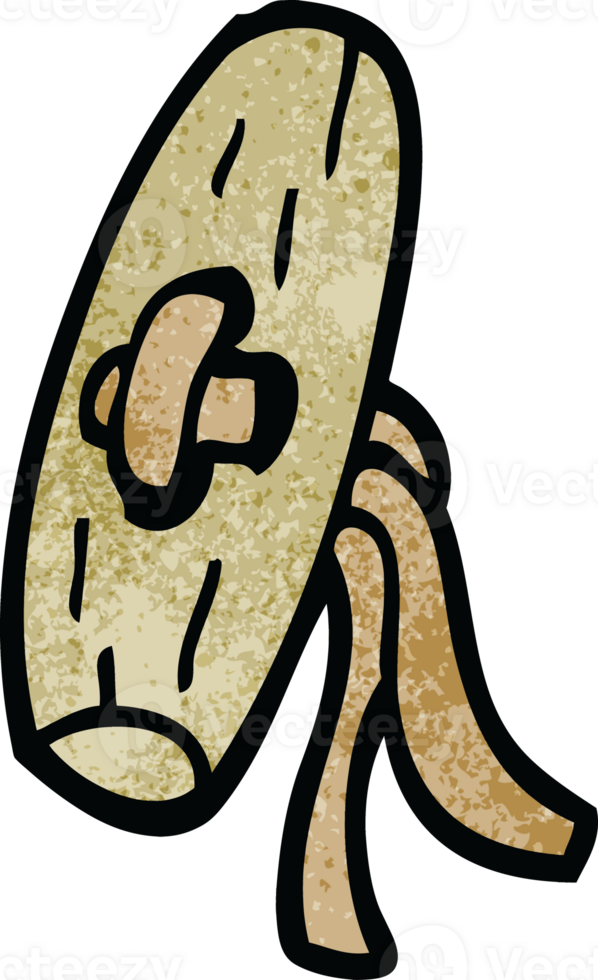cartoon doodle old wooden button png