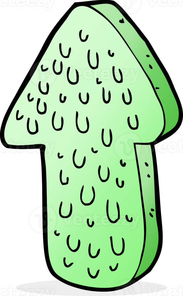 cartoon slimy arrow symbol png