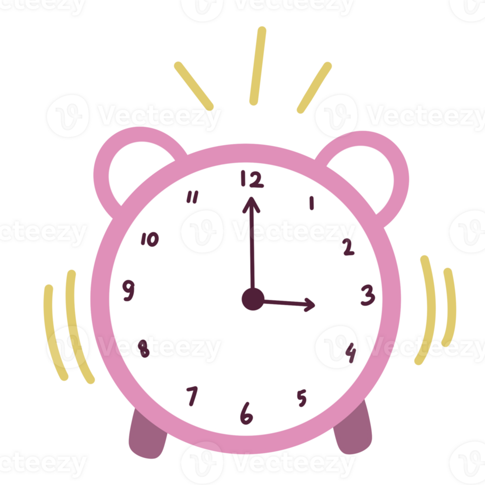 Alarm clock illustration png